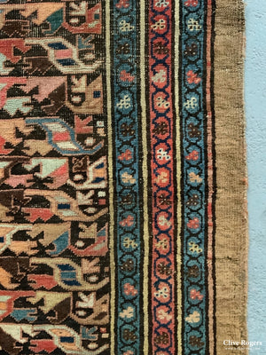 Antique Kurdish Bidjar Long Rug (310 X 132Cm) Rug
