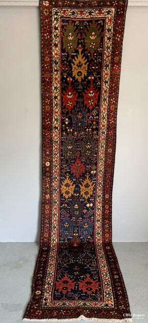 Persian Antique Kurdish Runner (Repaired) Circa 1880 Runner