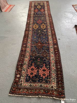 Persian Antique Kurdish Runner Circa 1880 Runner