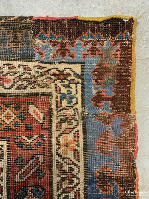 Armenian Antique Long Rug - With Inscription (371 X 142Cm)