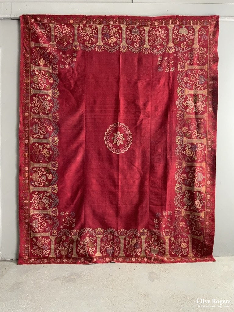 Asia Minor Antique Greek Wool Coverlette (240 X 190Cm) Cover