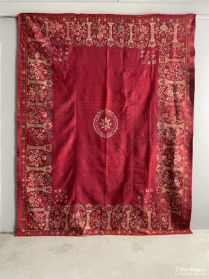 Asia Minor Antique Greek Wool Coverlette (240 X 190Cm) Cover