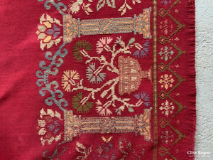 Asia Minor Antique Greek Wool Coverlette (240 X 190Cm) Cover