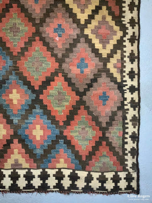 Azerbaijan Large Kilim Early 20Th C (335 X 147 Cm)