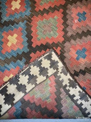 Azerbaijan Large Kilim Early 20Th C (335 X 147 Cm)