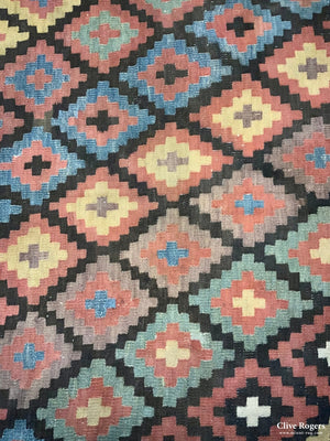 Azerbaijan Large Kilim Early 20Th C (335 X 147 Cm)