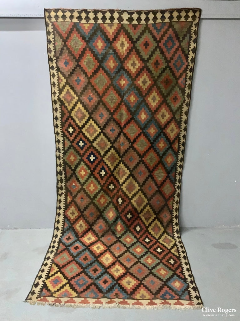 Azerbaijan Large Kilim Early 20Th C (335 X 147 Cm)