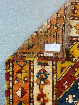 Azeriabiajan Kurdish Or Genge Antique Runner (302 X 98Cm)
