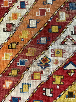 Azeriabiajan Kurdish Or Genge Antique Runner (302 X 98Cm)