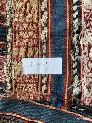 Azerbaijan Warpface Jajim (177 X 149Cm) Flatweave