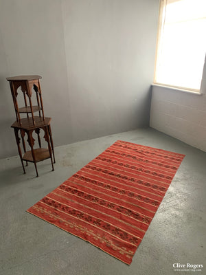 W Or S.e. Asian () Fine Cotton Brocade With Gilt (200 X 111Cm)