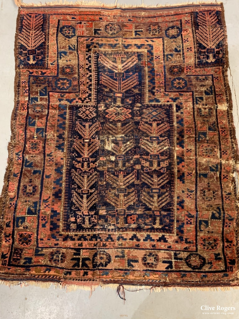 Balouch Antique Parayer Rug ( Approx 120 X 80Cm)