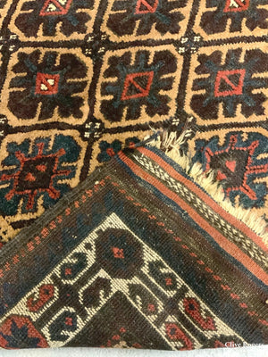 Balouch Rug Of Camel Hair Early 20Th C (218 X 102 Cm)