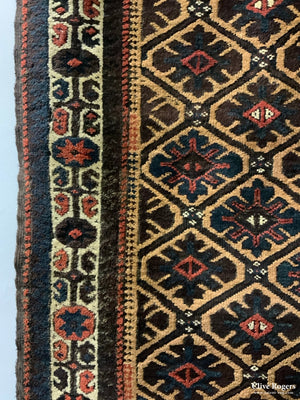 Balouch Rug Of Camel Hair Early 20Th C (218 X 102 Cm)
