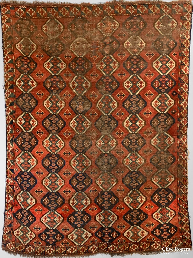 Uzbekistan Beshir Large Rug (Af) Circa 1850 Rug