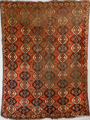 Uzbekistan Beshir Large Rug (Af) Circa 1850 Rug