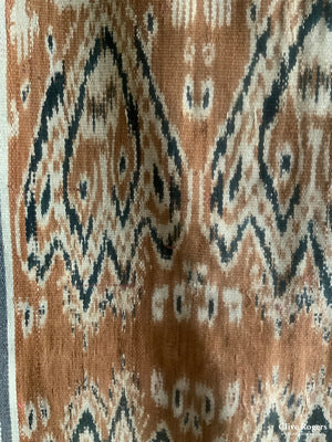 Borneo Kalimantan Cotton Warp Ikat (177 X 62Cm)