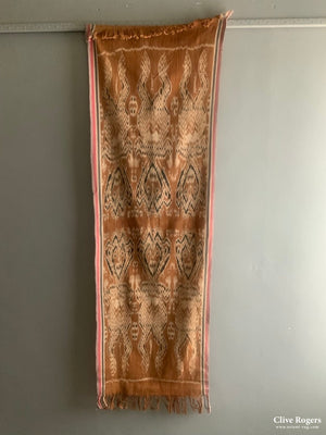 Borneo Kalimantan Cotton Warp Ikat (177 X 62Cm)