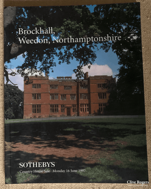 Brockhall Northants. Sothebys 16 Jun 1997