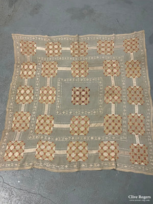 Bulgarian Fine Sik Embroidery (113 X 113Cm) Embroidery