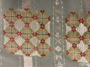 Bulgarian Fine Sik Embroidery (113 X 113Cm) Embroidery