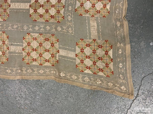 Bulgarian Fine Sik Embroidery (113 X 113Cm) Embroidery