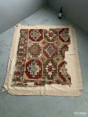 Capodocian Antique Rug Fragment (115 X 135 Cm)