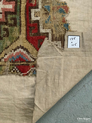 Capodocian Antique Rug Fragment (115 X 135 Cm)