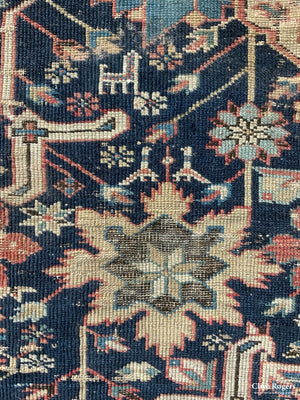 Antique Caucasian Kuba Afshan Large Rug (Af) (290 X 127Cm) Rug