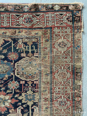 Antique Caucasian Kuba Afshan Large Rug (Af) (290 X 127Cm) Rug