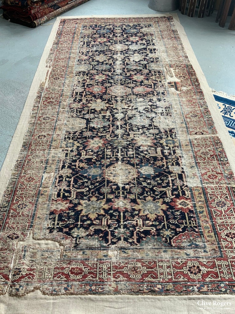 Caucasian Antique Afshan Rug (290 X 127Cm / 305 142Cm Mount) Rug