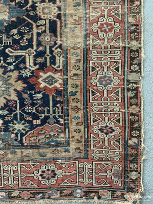 Antique Caucasian Kuba Afshan Large Rug (Af) (290 X 127Cm) Rug