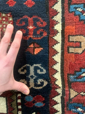 Caucasian Antique Karachov Kasak Rug (210 X 162 Cm) Rug