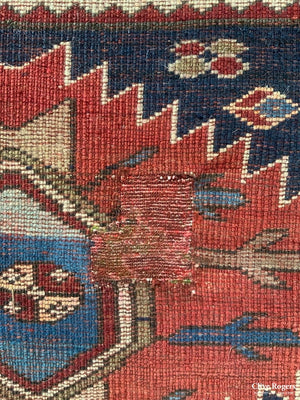 Caucasian Antique Karachov Kasak Rug (210 X 162 Cm) Rug