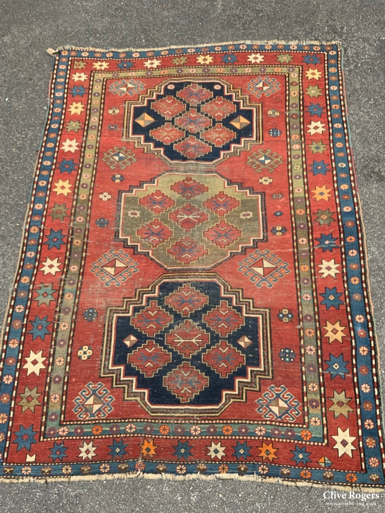 Caucasian Antique Kazak (196 X 145Cm) Rug