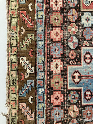 Caucasian Rug 19Th Cent Rug