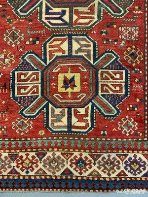 Caucasian Antique Kazak Rug (224 X 158Cm)