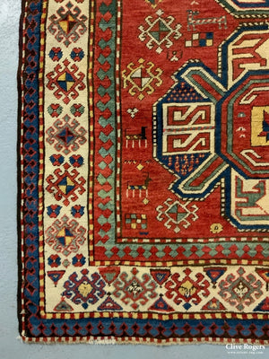 Caucasian Antique Kazak Rug (224 X 158Cm)