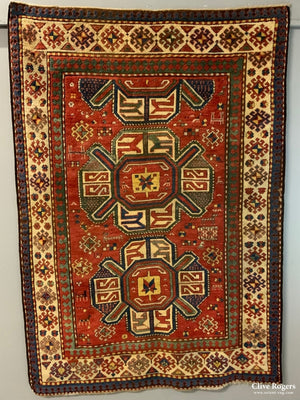 Caucasian Antique Kazak Rug (224 X 158Cm)
