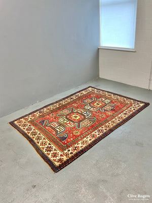 Caucasian Antique Kazak Rug (224 X 158Cm)
