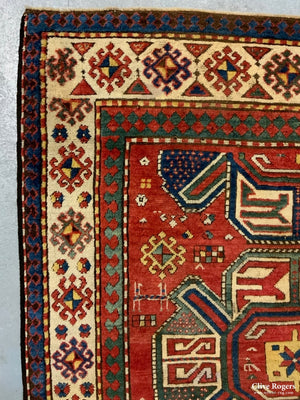 Caucasian Antique Kazak Rug (224 X 158Cm)