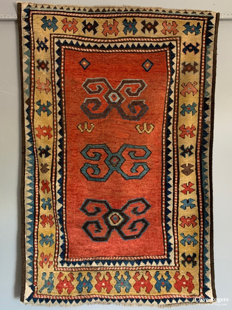 Caucasian Kazak Zakatalar Rug 19Th Cent Rug