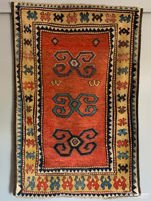 Caucasian Kazak Zakatalar Rug 19Th Cent Rug