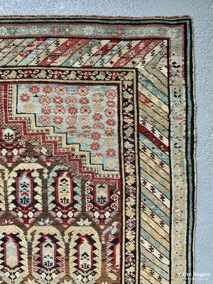 Caucasian Antique Khila Carpet (282 X 122Cm) Carpet