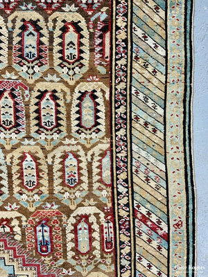 Caucasian Antique Khila Carpet (282 X 122Cm) Carpet