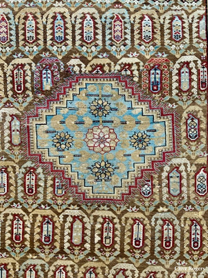 Caucasian Antique Khila Carpet (282 X 122Cm) Carpet