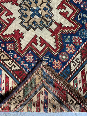 Caucasian Antique Leshgi Design Rug (176 X 98Cm)