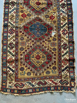 Caucasian Antique Shirvan Rug (222 X 119Cm)