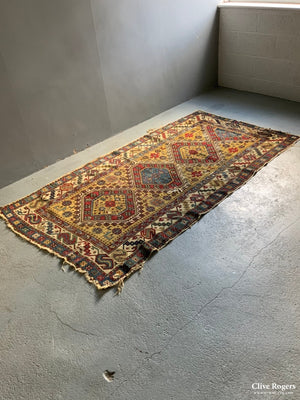 Caucasian Antique Shirvan Rug (222 X 119Cm)