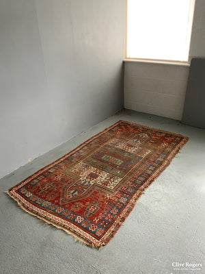 Antique Turkish Rug (208 X 115Cm) Rug